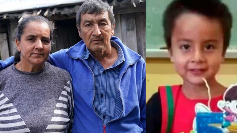 Loan Peña y sus padres (Fotos: capturas TN)