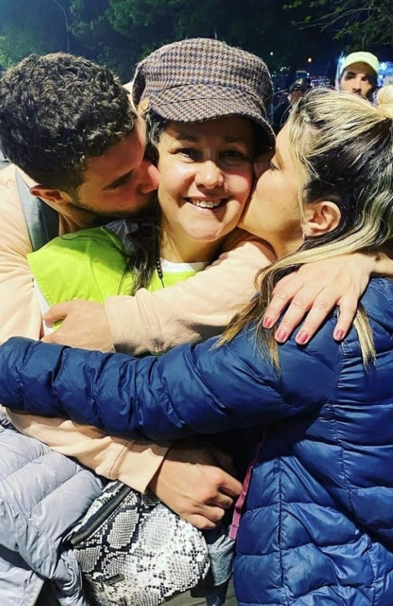 Locho Loccisano fue con Majo Martino y su familia a Luján: "Gracias, Virgencita"