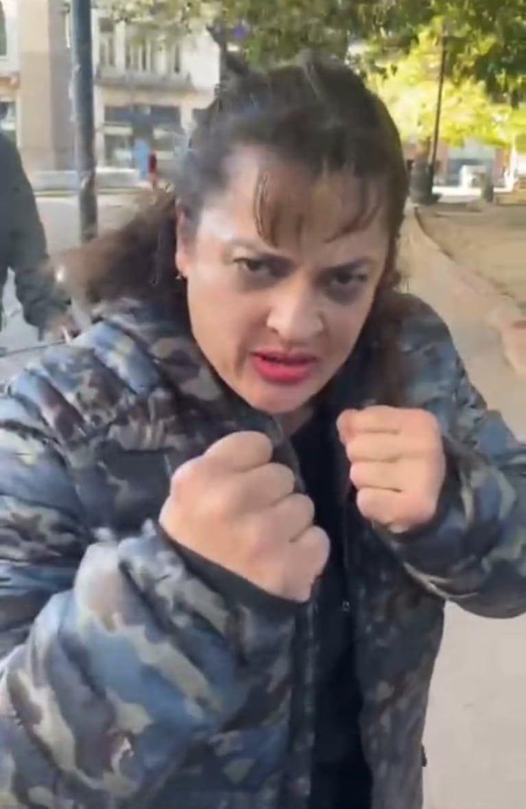 Locomotora Oliveras. (Captura: TikTok/@belborgiani_)