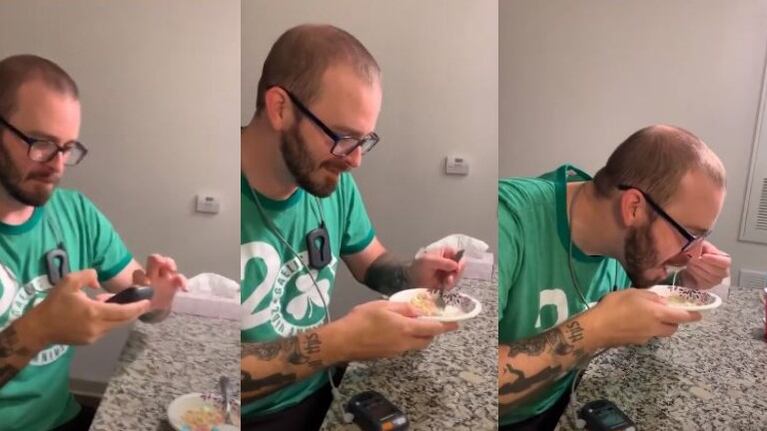 Logra comer un tazón de cereales tras siete años padeciendo Parkinson