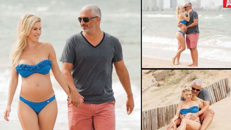Lola Bezerra lució su pancita de cinco meses en Punta del Este (Foto: Paparazzi)