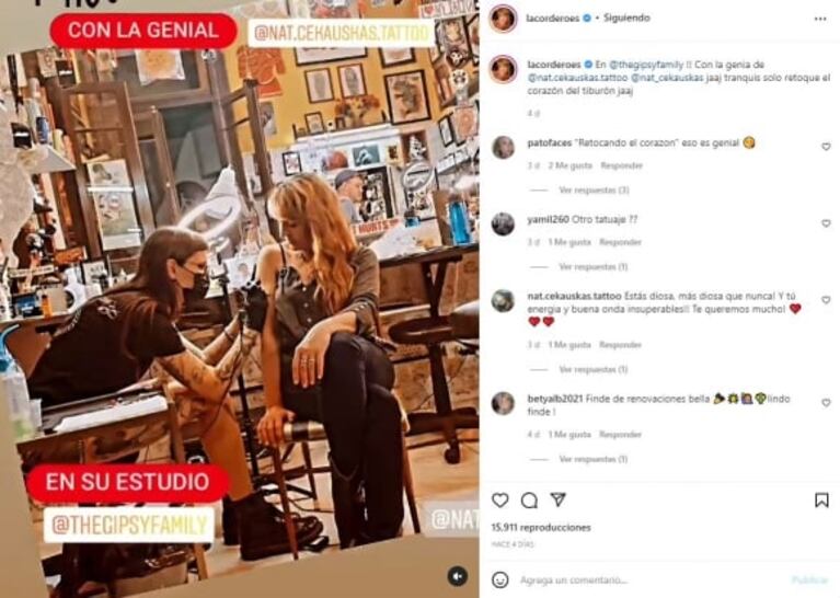 Lola Cordero pidió consejos para borrarse el tatuaje con el nombre de Alexis Puig