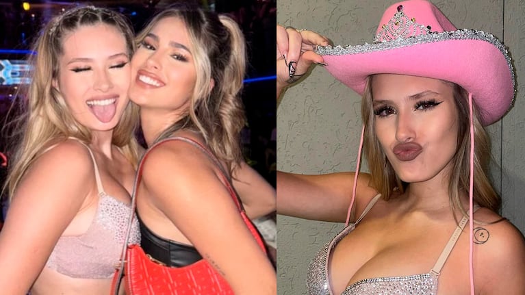 Lola, la hermana de Julieta Poggio, se egresó: las fotos de su alocada fiesta en un boliche.