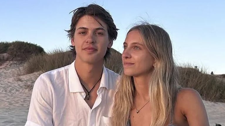 Lola Malm Green y Benicio Gravier. Foto: Instagram @beniciogravier