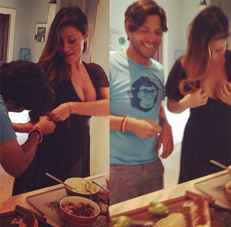 Lola Ponce: percance hot con su súper escote. (Instagram)