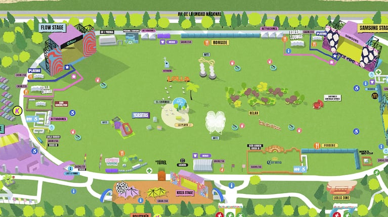 Lollapalooza anuncia el nuevo mapa para su edición 2026
