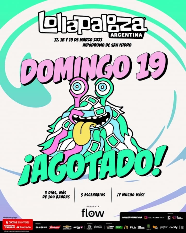 Lollapalooza Argentina 2023, horarios, accesos, transportes: todo lo que hay que saber para disfrutar el festival