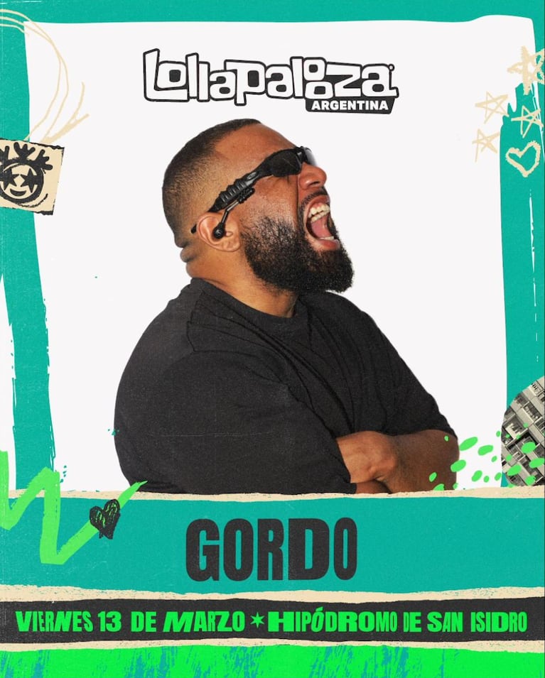 Lollapalooza Argentina 2026: 5 cosas que no sabías de Gordo antes de su show en el festival