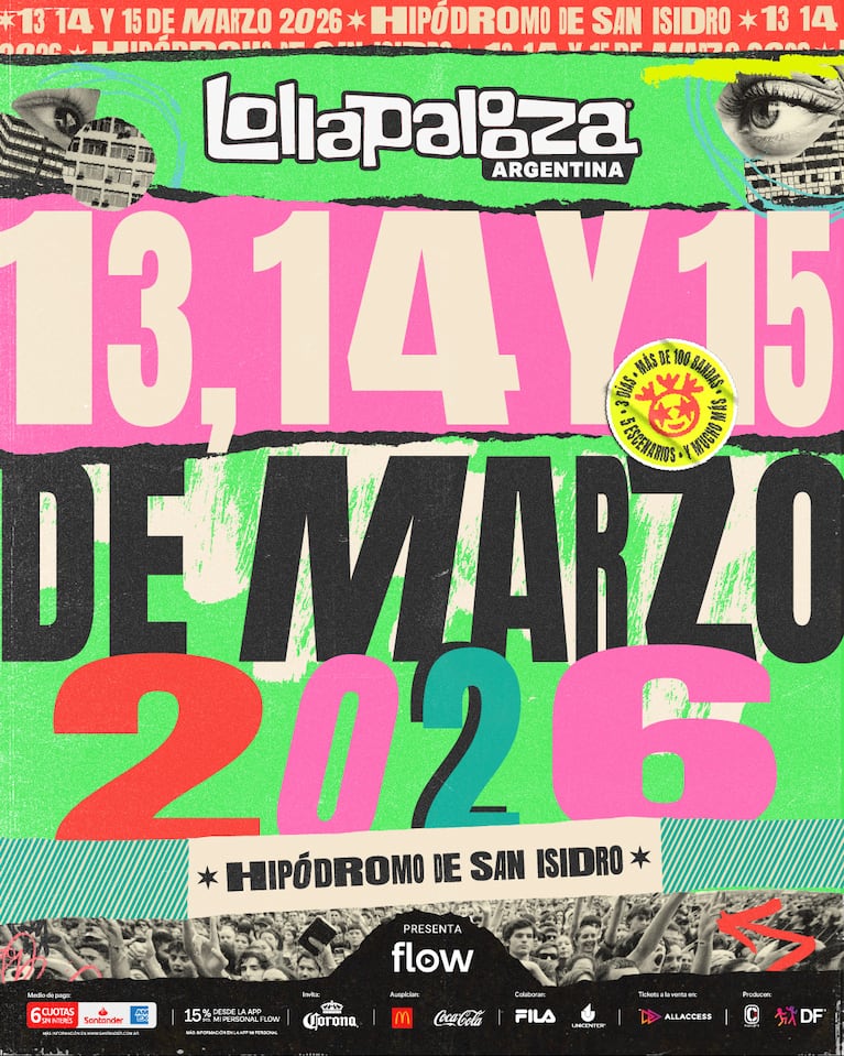 Lollapalooza ya tiene todo preparado para escribir un nuevo capítulo de su historia en Argentina