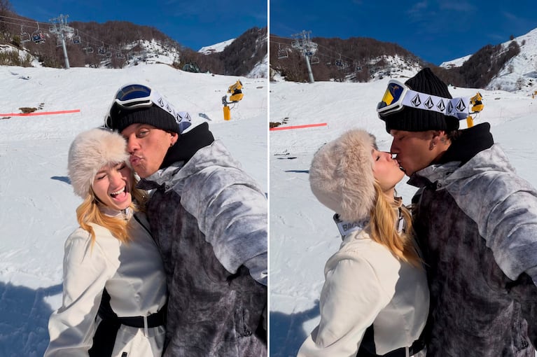 Lolo Poggio conoció la nieve por primera vez (Foto: Instagram @lolopoggio_)