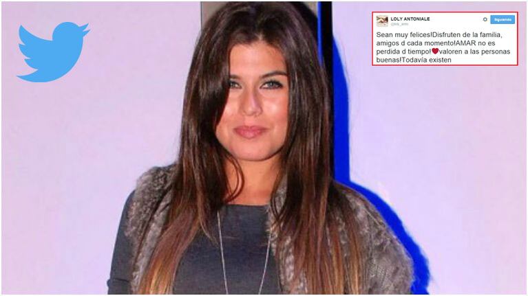 Loly Antoniale se expresó en Twitter (Foto: Web)