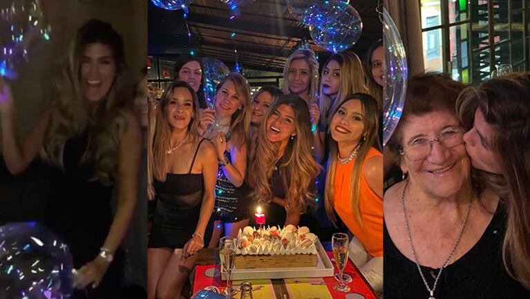 Loly celebró su cumple con su familia y mejores amigas.