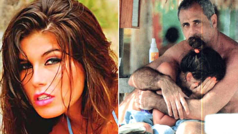 Loly había llorado durante sus vacaciones con Rial en Aruba, al enterarse de la internación de su padre. (Fotos: Web y Caras)