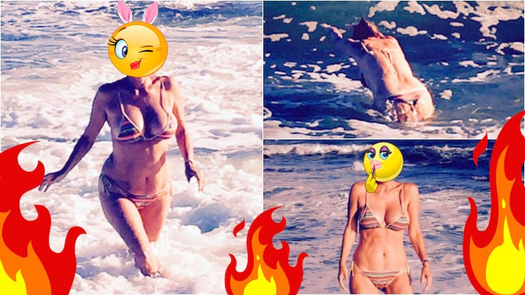 ¡Lomazo a los 55! El destape en bikini de la exmodelo. Foto: Instagram