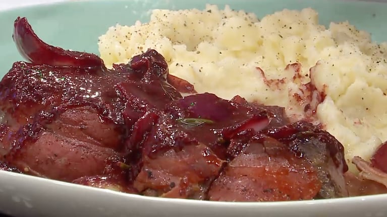 Lomo al vino tinto, receta