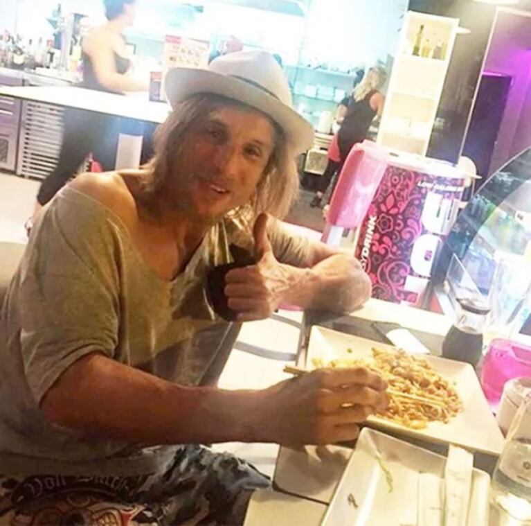 ¡Look, polémica y foto eliminada! Mirá la imagen del "Cani" que publicó Charlotte Caniggia