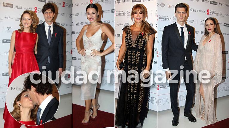 Looks, amor y muchas estrellas en la cena anual de Fundación Huésped. (Fotos: Movilpress)