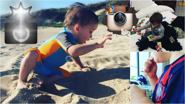 Lorenzo Tinelli ya tiene su cuenta en Instagram (Fotos: Instagram)