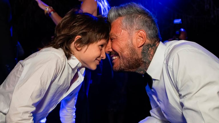 Lorenzo y Marcelo Tinelli (Foto: IG @marcelotinelli)