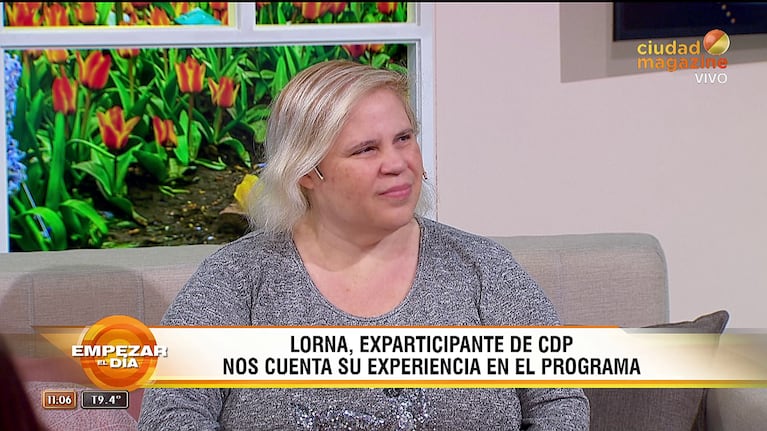 Lorna en Empezar el Día.
