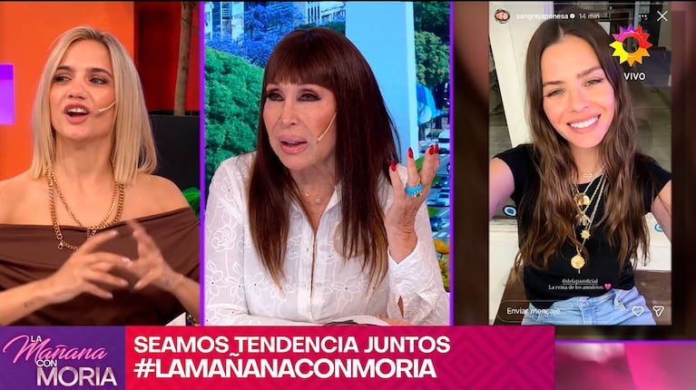 Los amuletos de la China Suárez (foto de Instagram/eltrece)