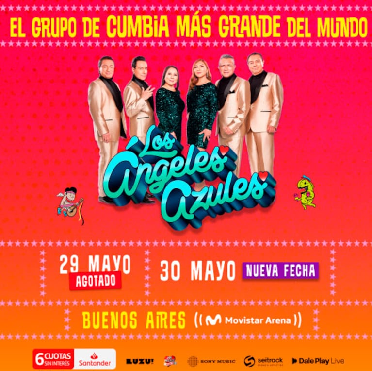 Los Ángeles Azules (Foto de prensa)