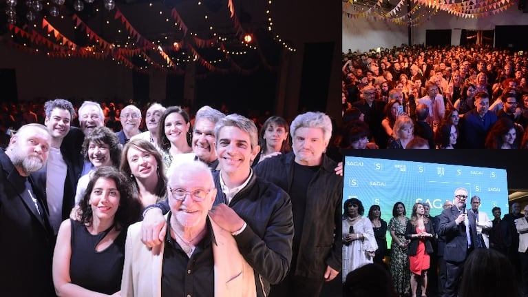 Los artistas de la escena nacional vivieron su noche de fiesta.