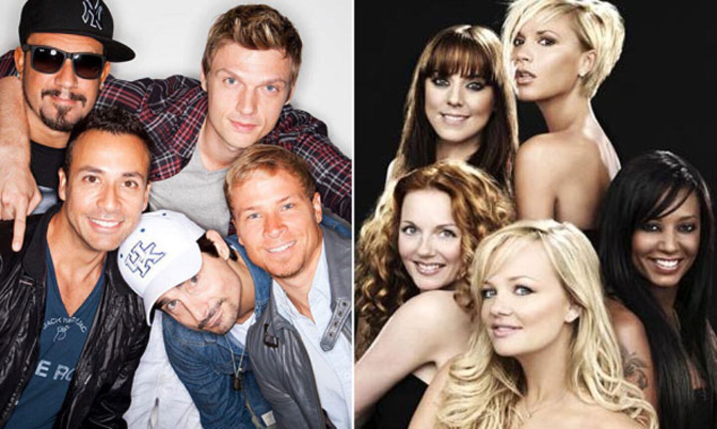 Los Backstreet Boys y las Spice Girls: ¿de gira juntos? (Foto: Web)