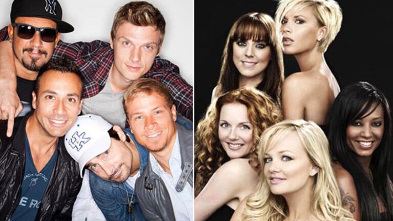 Los Backstreet Boys y las Spice Girls: ¿de gira juntos? (Foto: Web)