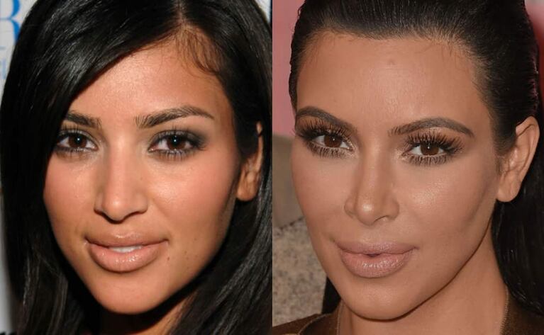 Los cambios de Kim Kardashian con el paso del tiempo 
