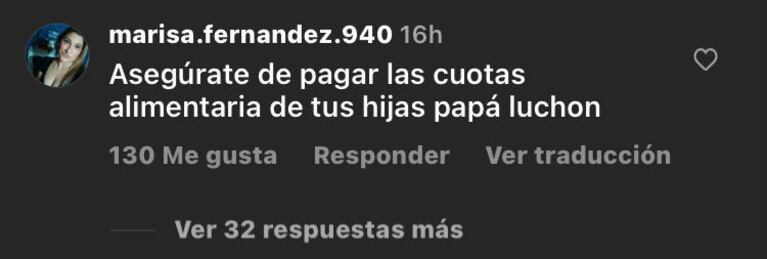 Los comentarios a Matías Defederico