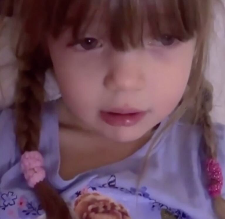 Los consejos de Isabella Icardi, la hija menor de Wanda Nara, para prevenir el coronavirus