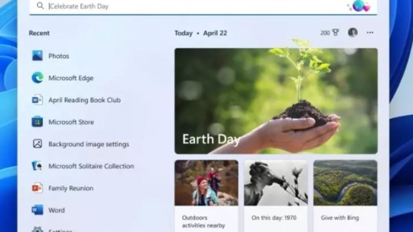 Los contenidos destacados de búsqueda llegarán a Windows 11