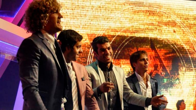 Los cuatro finalistas. (Foto: Jennifer Rubio)