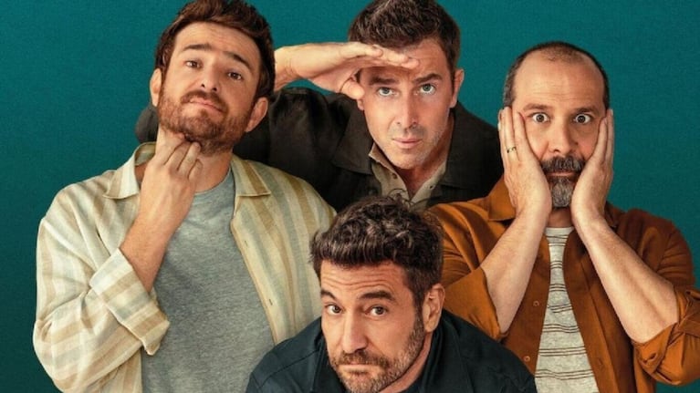 Los cuatro protagonistas masculinos de Machos Alfa, la serie que nadie se quiere perder.