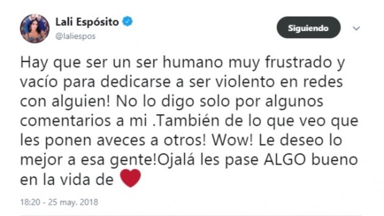 Los descargos de la China Suárez y Lali Espósito tras las agresiones en las redes sociales