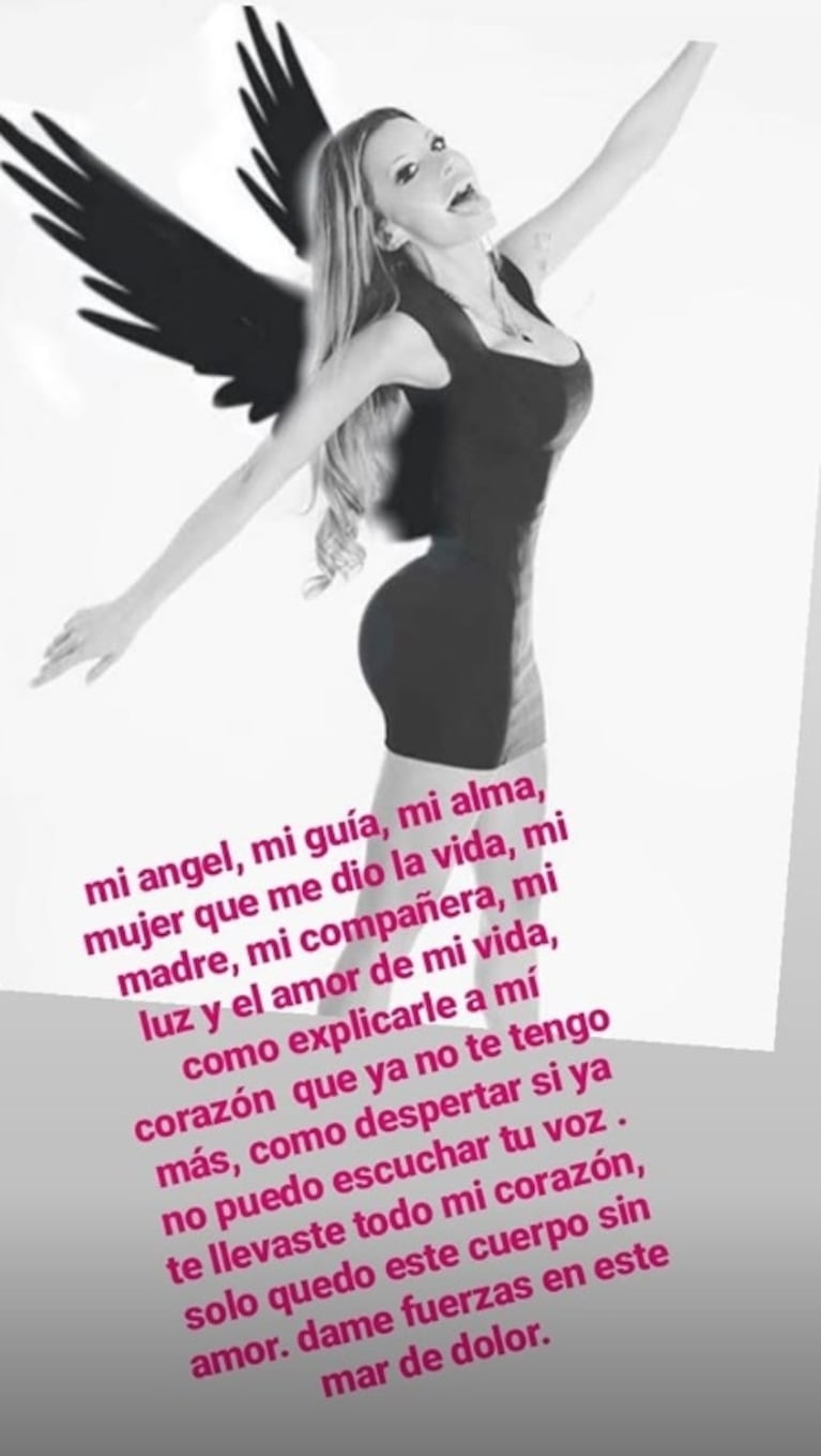 Los desgarradores mensajes de la hija de Natacha Jaitt tras la trágica noticia: "El saber que no estás me parte el alma y destroza por dentro"