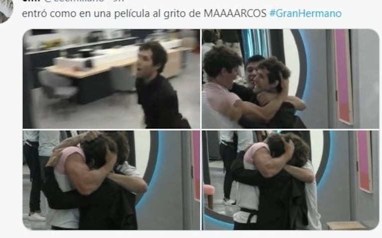 Los desopilantes memes de Agustín reencontrándose con Marcos en Gran Hermano 2022 