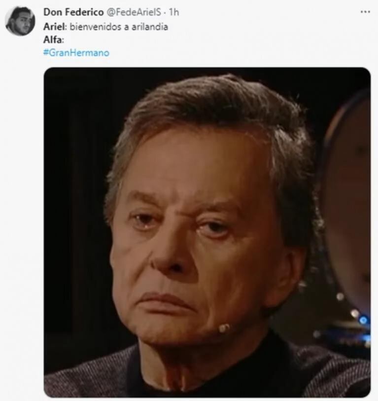 Los desopilantes memes del abrazo entre Alfa y Ariel en Gran Hermano