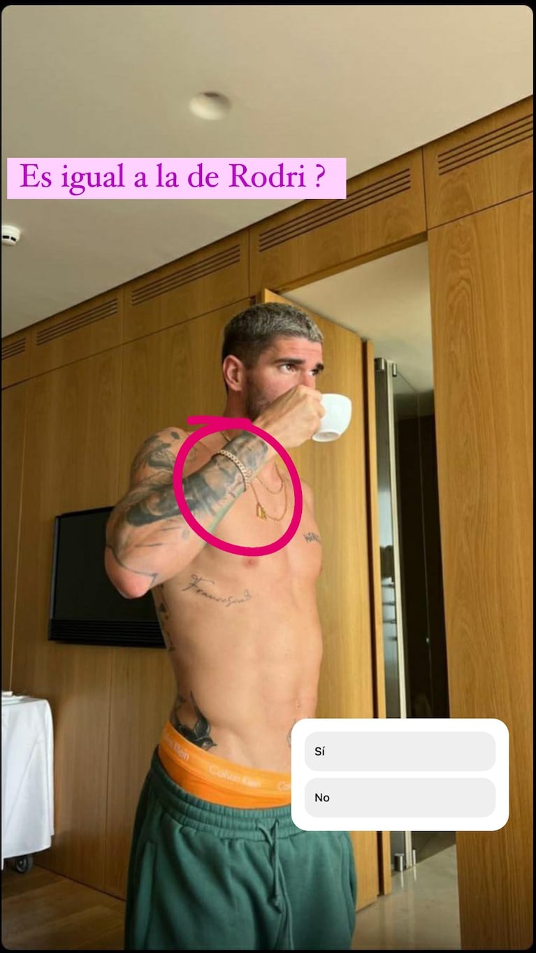 Los detalles de Tini Stoessel y Rodrigo de Paul que generan dudas (Fotos: Instagram @estefiberardi)
