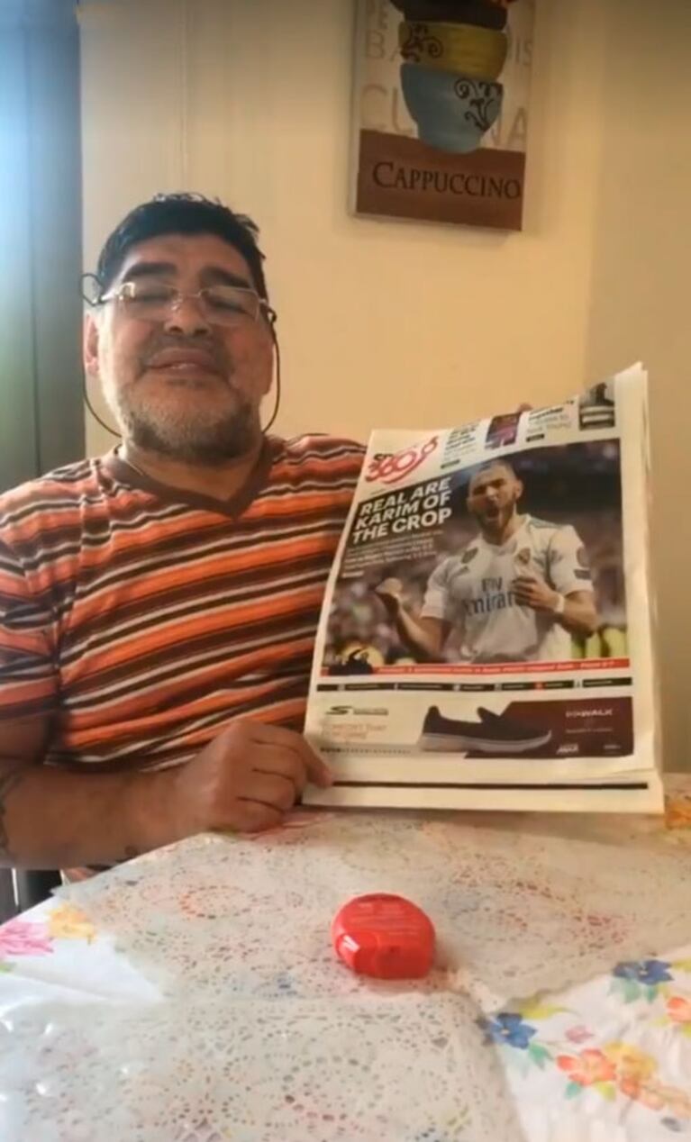 Los días de Jana Maradona junto a Diego en Dubai y sus fotos sexies en el mar 