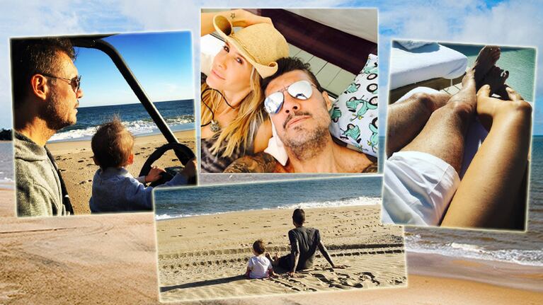 Los días de Marcelo Tinelli, Guille Valdés y Lolo en Uruguay (Foto: Instagram)