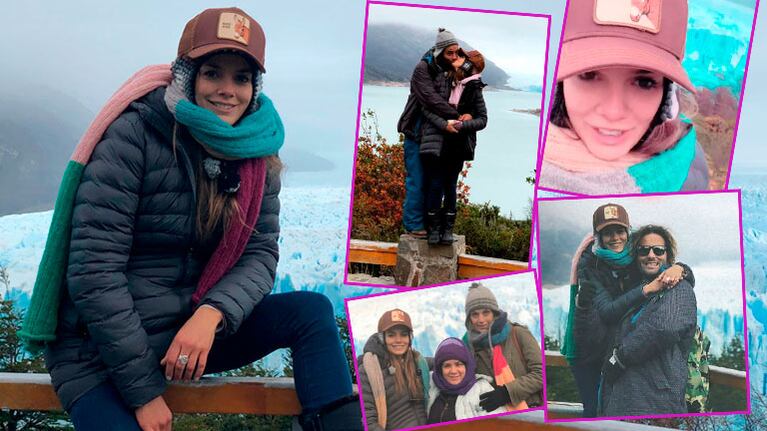 Los días de Natalie Pérez en El Calafate junto a su familia y su novio