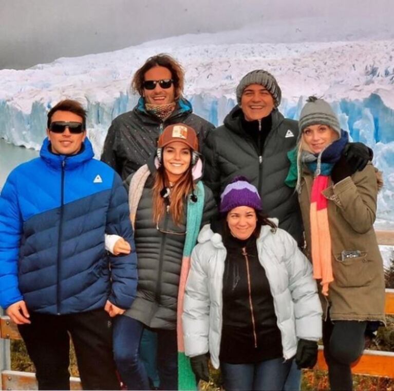 Los días de Natalie Pérez en El Calafate junto a su familia y su novio: fotos románticas y bellos paisajes 