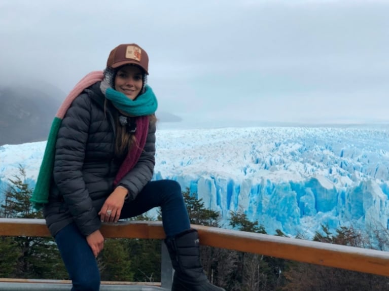 Los días de Natalie Pérez en El Calafate junto a su familia y su novio: fotos románticas y bellos paisajes 