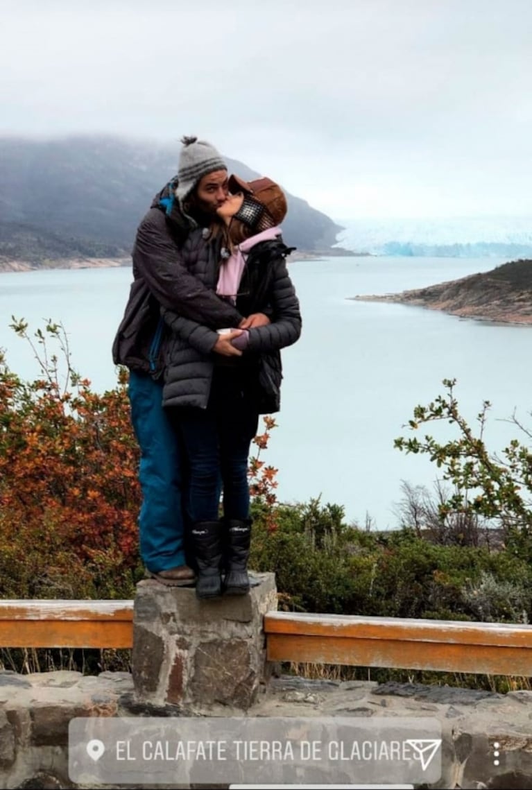 Los días de Natalie Pérez en El Calafate junto a su familia y su novio: fotos románticas y bellos paisajes 