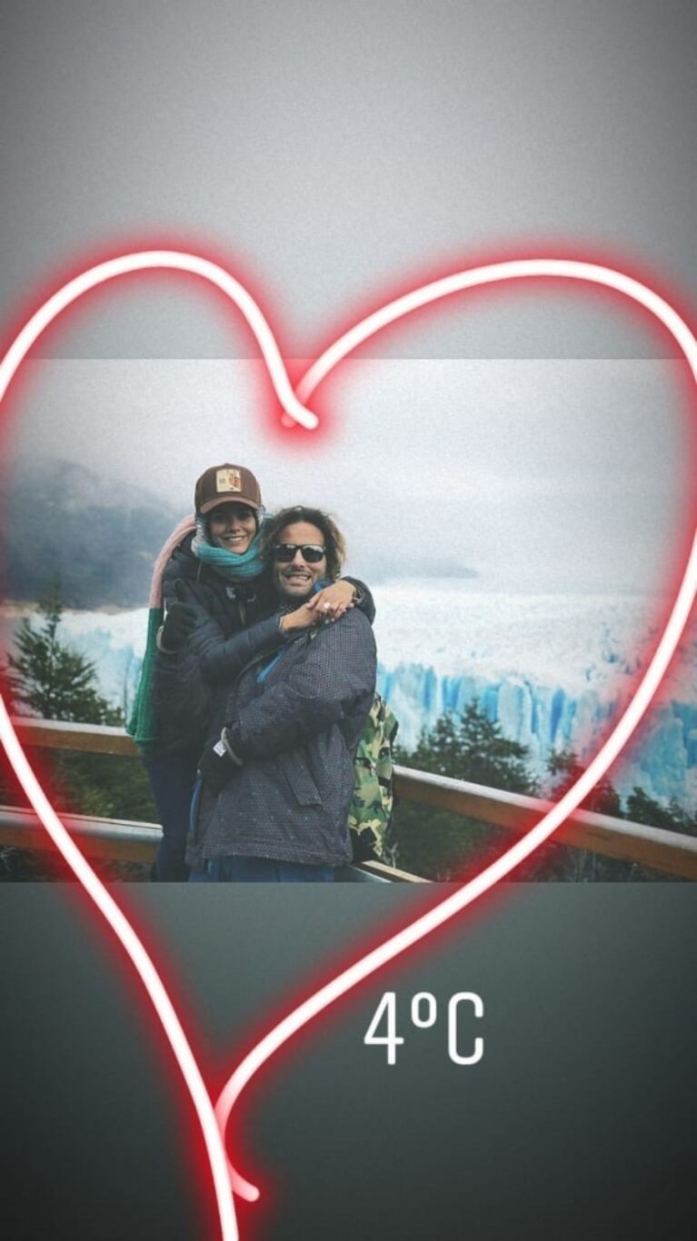 Los días de Natalie Pérez en El Calafate junto a su familia y su novio: fotos románticas y bellos paisajes 