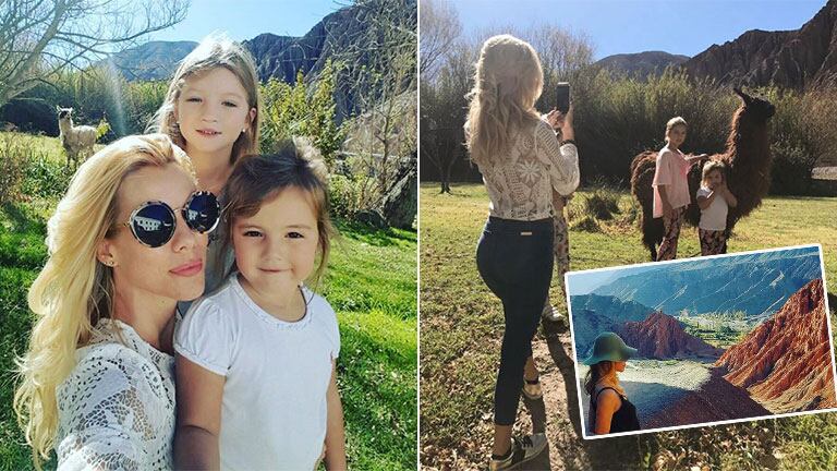 Los días de Nicole Neumann junto a sus hijas en Jujuy (Foto: Instagram)