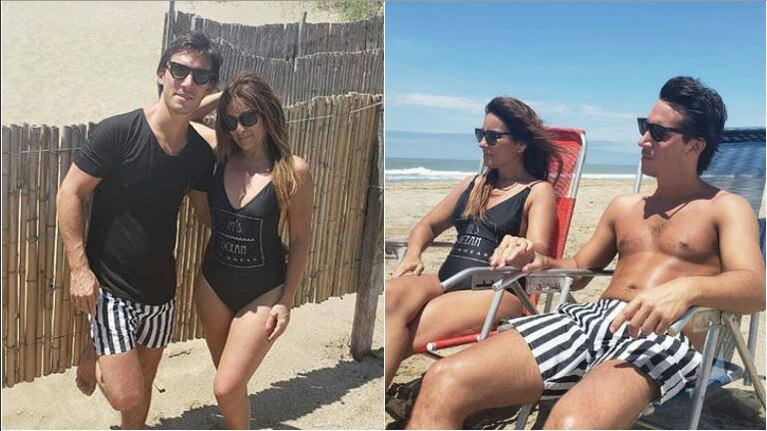 Los días de relax de Marcela Tauro y Martín Bisio, su novio, en Cariló
