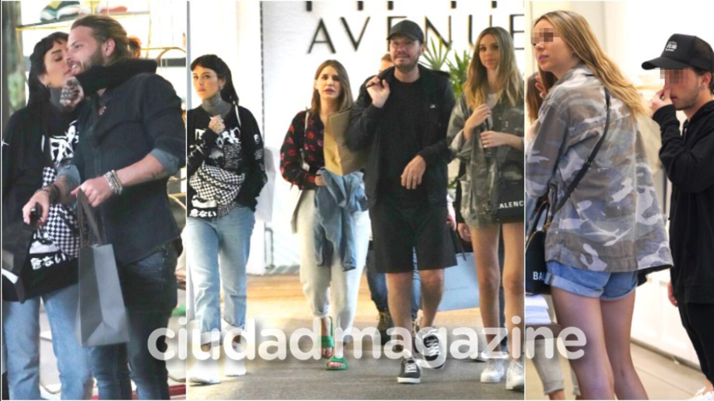 Los días de relax de Marcelo Tinelli y sus hijos en Miami (Fotos: Grosby Group)